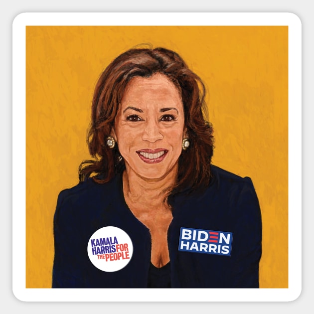 Senator Kamala Harris, the 2020 Vice Presidential Democratic Nominee Sticker by Neil Feigeles